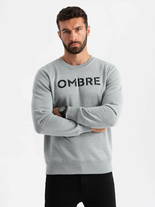 Ombre Clothing Ombre Clothing Majica dugih rukava siva