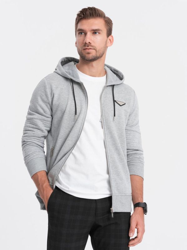 Ombre Clothing Ombre Clothing Majica dugih rukava siva