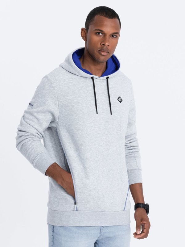 Ombre Clothing Ombre Clothing Majica dugih rukava siva