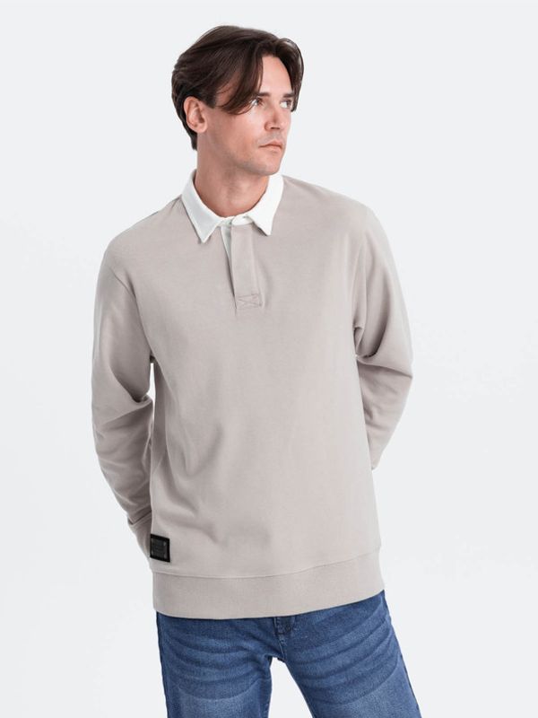 Ombre Clothing Ombre Clothing Majica dugih rukava siva