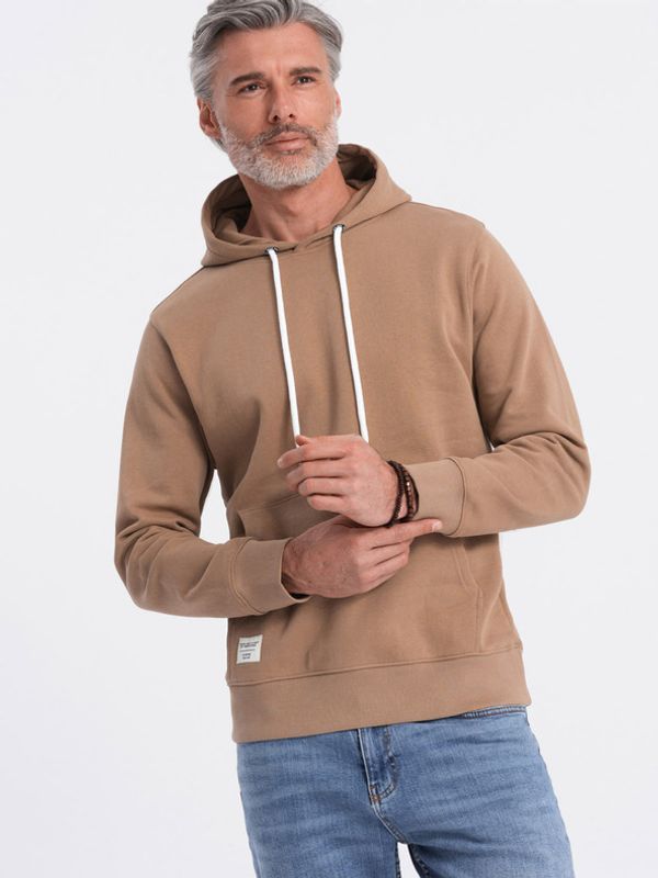 Ombre Clothing Ombre Clothing Majica dugih rukava smeđa