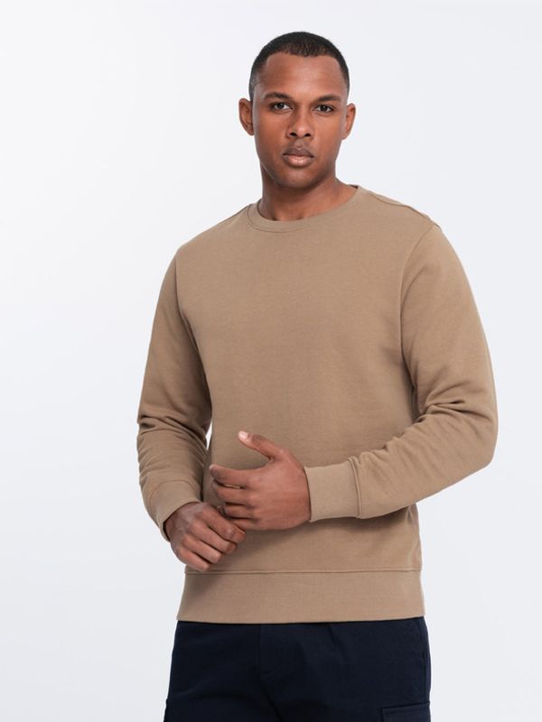 Ombre Clothing Ombre Clothing Majica dugih rukava smeđa