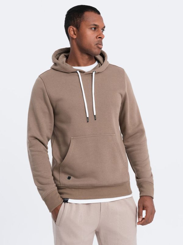 Ombre Clothing Ombre Clothing Majica dugih rukava smeđa