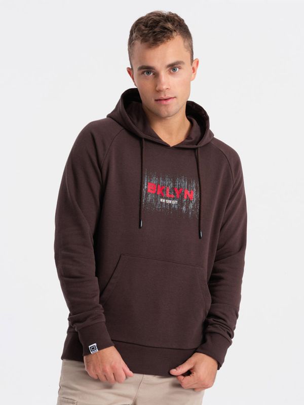Ombre Clothing Ombre Clothing Majica dugih rukava smeđa