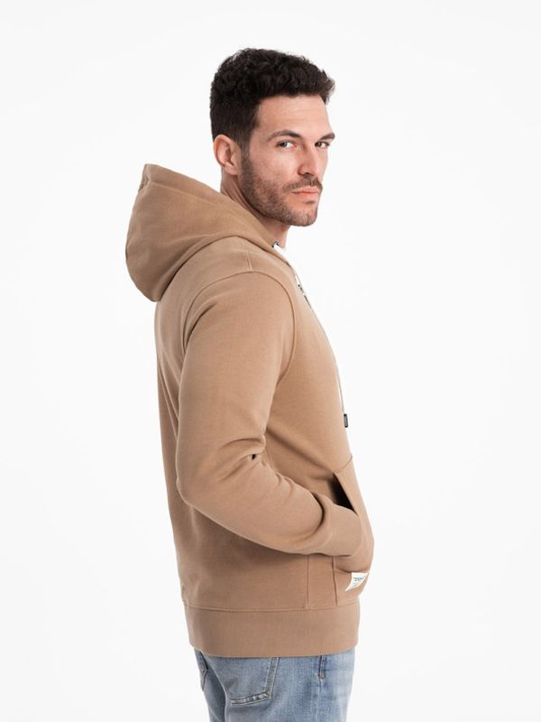 Ombre Clothing Ombre Clothing Majica dugih rukava smeđa
