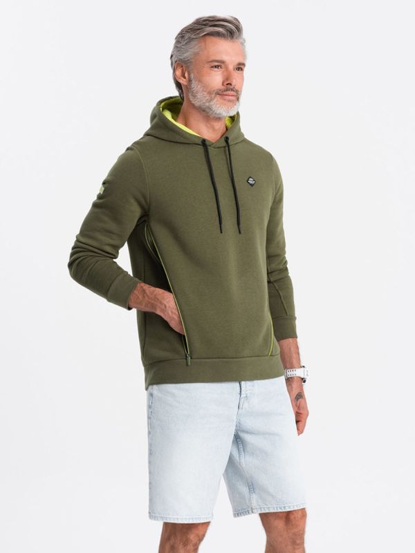 Ombre Clothing Ombre Clothing Majica dugih rukava zelena