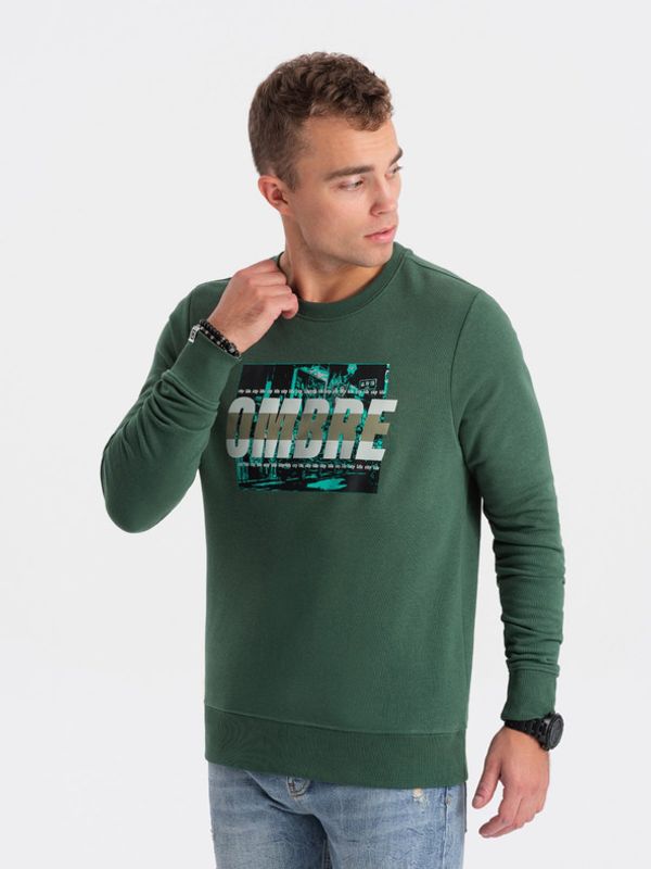 Ombre Clothing Ombre Clothing Majica dugih rukava zelena