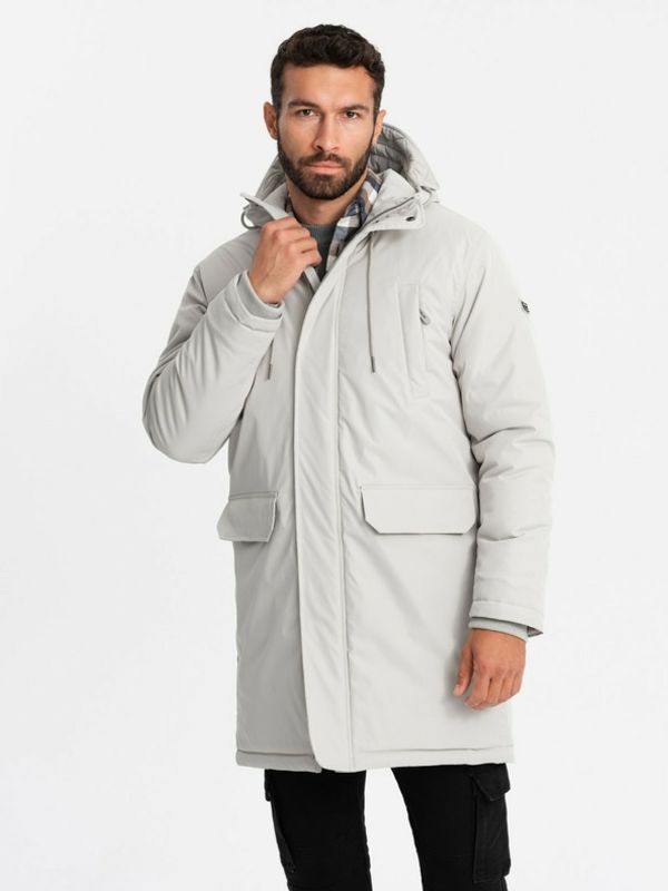 Ombre Clothing Ombre Clothing Parka bijela