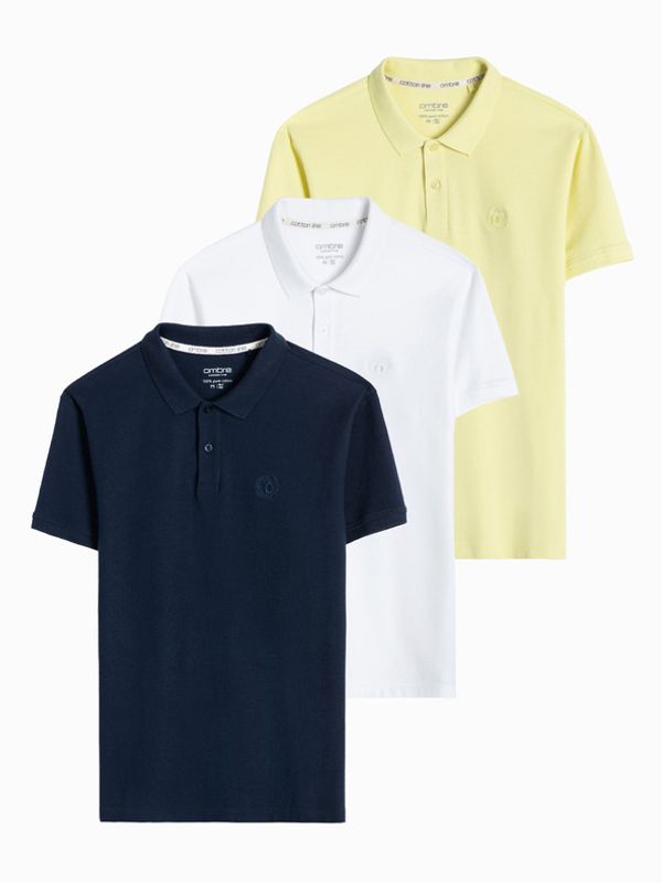 Ombre Clothing Ombre Clothing Polo majica bijela