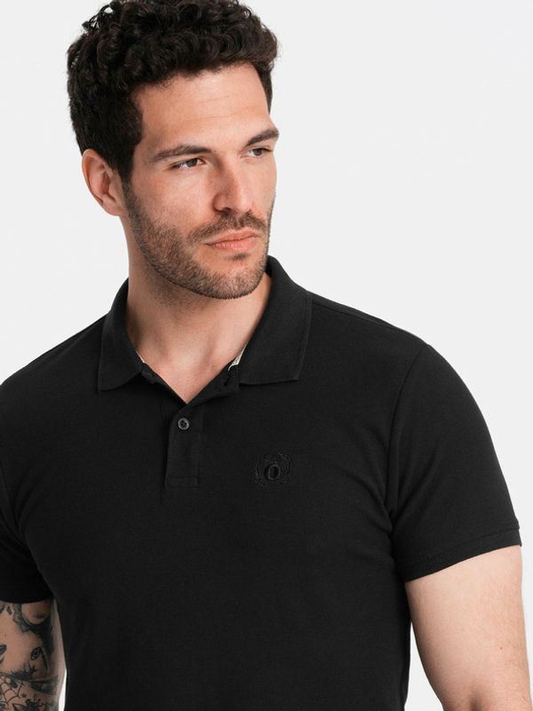 Ombre Clothing Ombre Clothing Polo majica crna