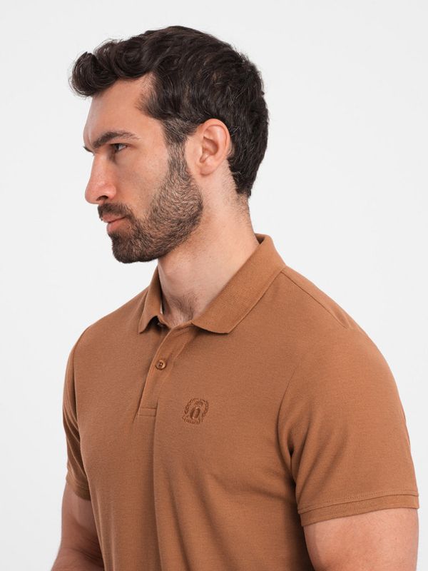 Ombre Clothing Ombre Clothing Polo majica smeđa