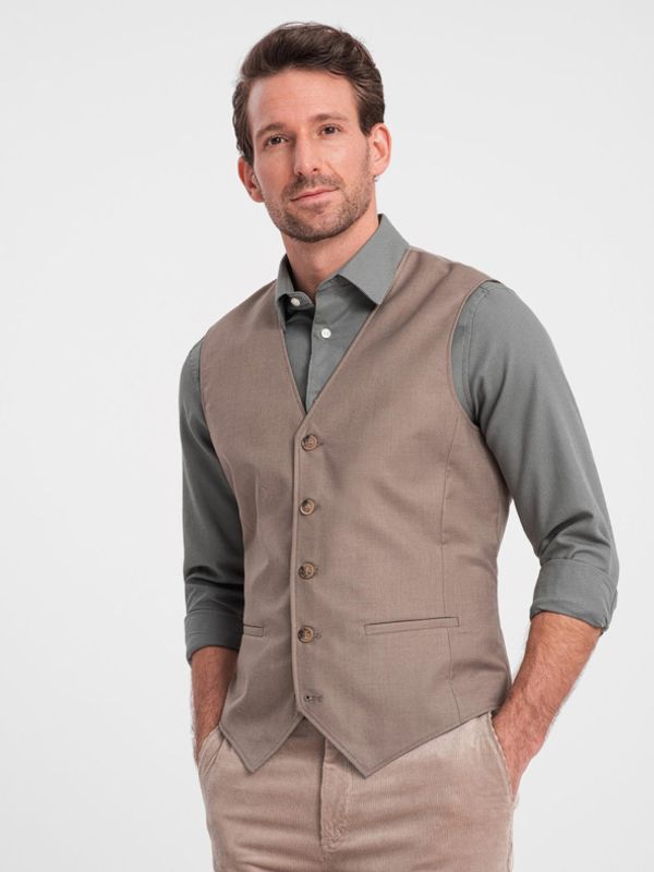 Ombre Clothing Ombre Clothing Prsluk bež