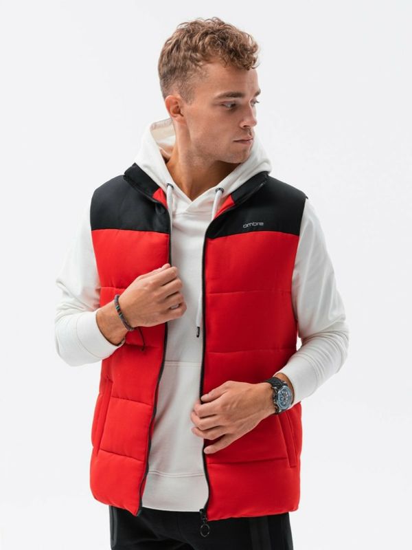 Ombre Clothing Ombre Clothing Prsluk crvena