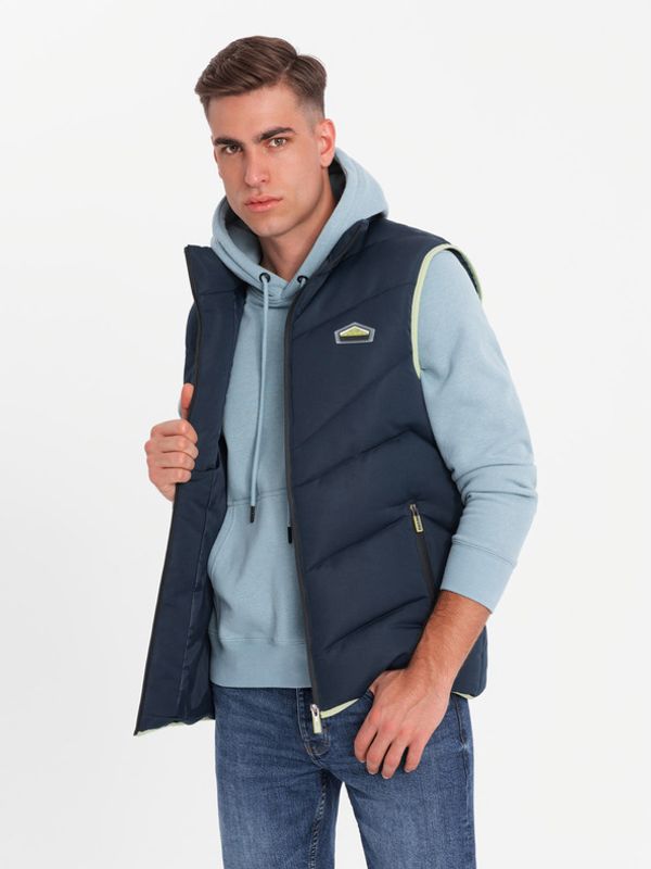 Ombre Clothing Ombre Clothing Prsluk plava