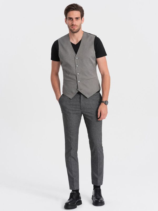 Ombre Clothing Ombre Clothing Prsluk siva