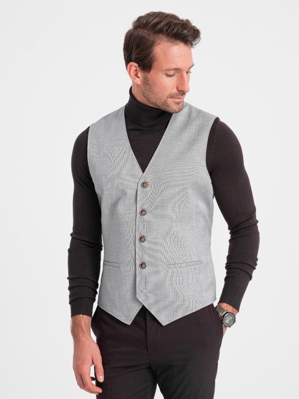 Ombre Clothing Ombre Clothing Prsluk siva