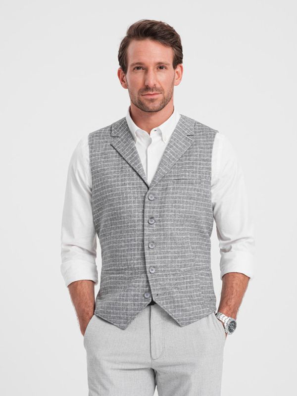 Ombre Clothing Ombre Clothing Prsluk siva