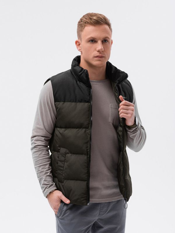 Ombre Clothing Ombre Clothing Prsluk zelena