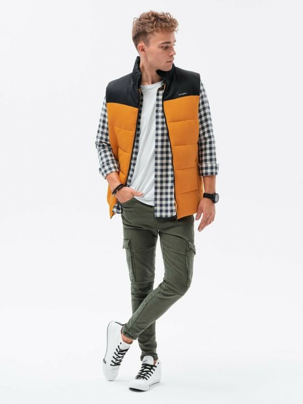 Ombre Clothing Ombre Clothing Prsluk žuta