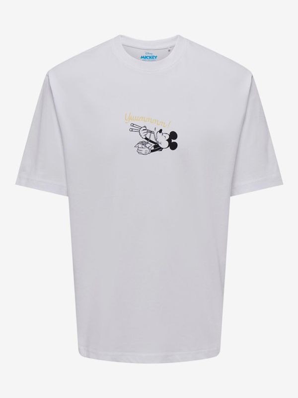 ONLY & SONS ONLY & SONS Disney Majica bijela