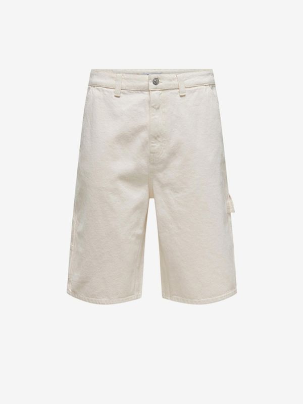 ONLY & SONS ONLY & SONS Edge Kratke hlače bijela