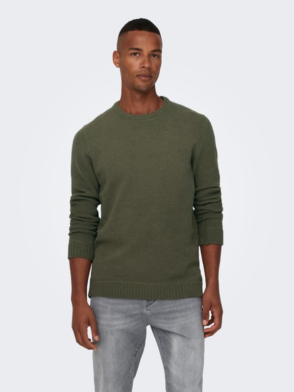 ONLY & SONS ONLY & SONS Ese Džemper zelena