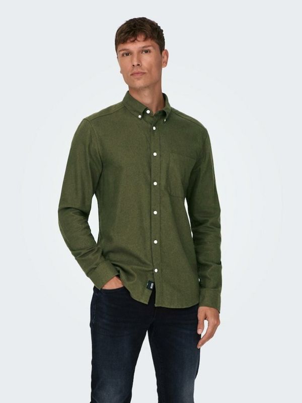 ONLY & SONS ONLY & SONS Gudmund Košulja zelena