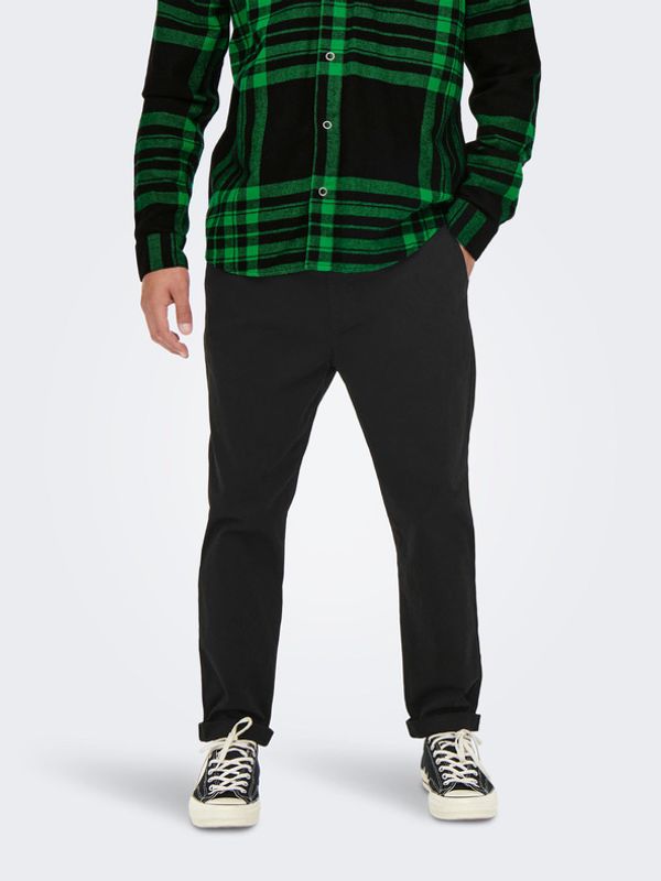 ONLY & SONS ONLY & SONS Kent Chino Hlače crna