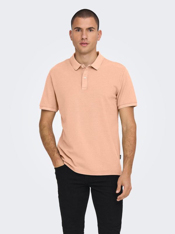 ONLY & SONS ONLY & SONS Travis Polo majica narančasta