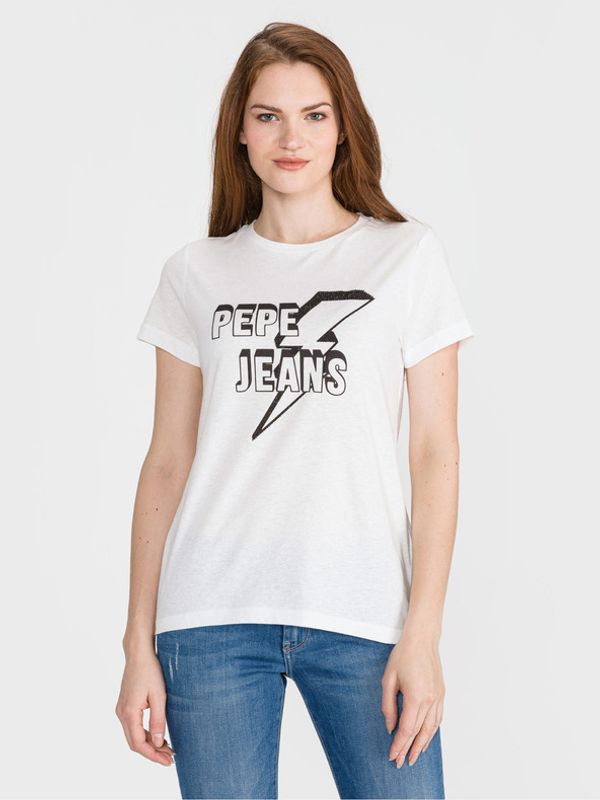 Pepe Jeans Pepe Jeans Clover Majica bijela