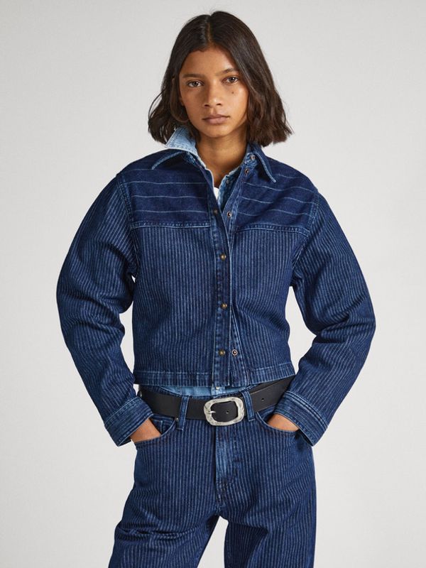 Pepe Jeans Pepe Jeans Mika Stripe Jakna plava