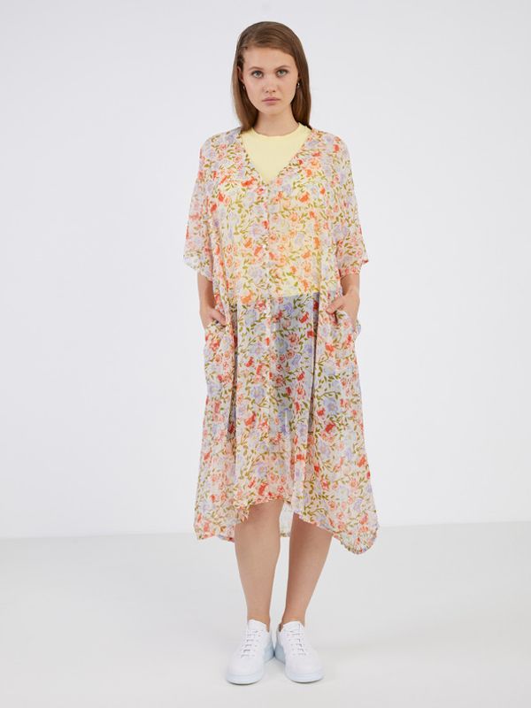 Pieces Pieces Vertrud Kaftan bijela