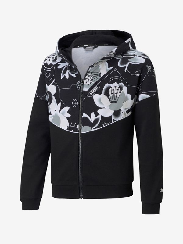 Puma Puma Alpha Full-Zip Trenirka (gornji dio) dječja crna