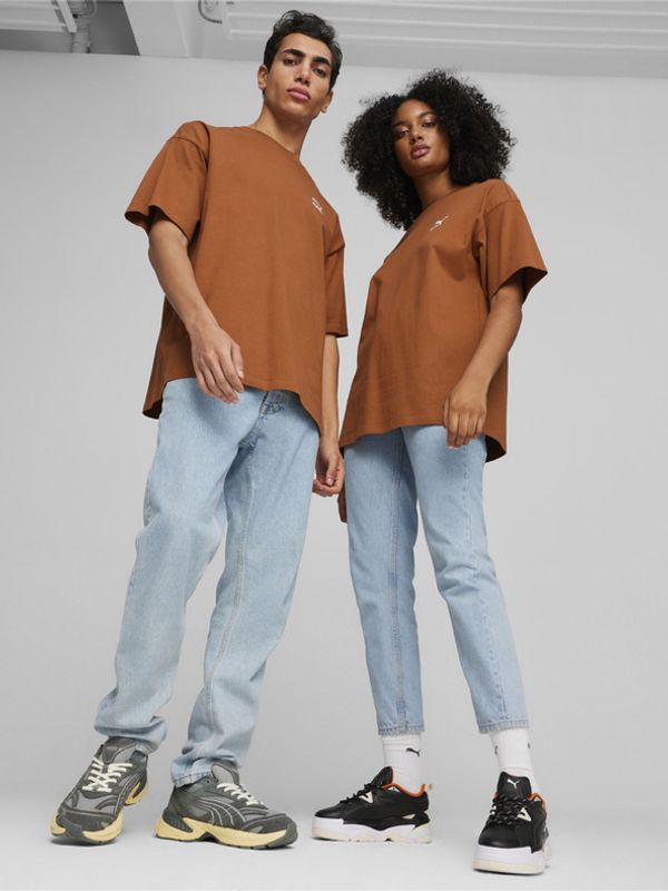 Puma Puma Better Classics Oversized Majica smeđa