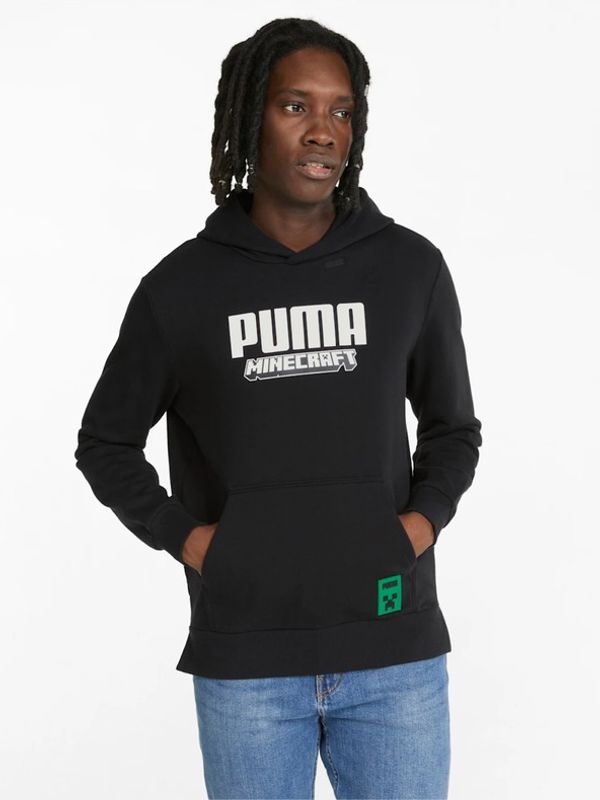 Puma Puma Puma x Minecraft Majica dugih rukava crna
