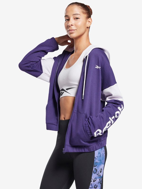 Reebok Reebok Training Essentials Linear Logo Majica dugih rukava ljubičasta