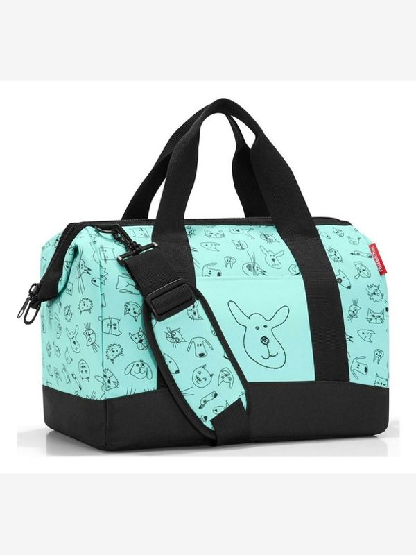 Reisenthel Reisenthel Allrounder M Kids Cats and dogs mint Torba plava