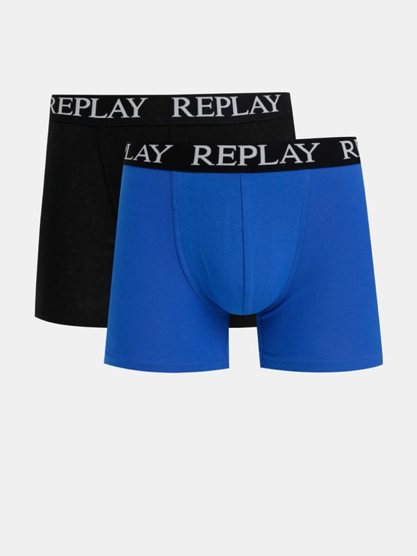 Replay Replay 2-pack Bokserice crna
