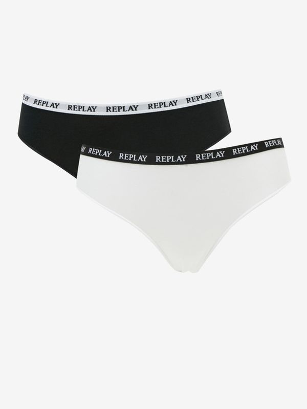 Replay Replay 2-pack Gaćice crna
