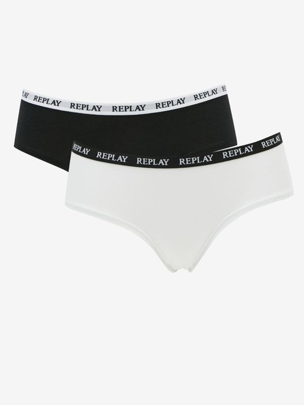 Replay Replay 2-pack Gaćice crna
