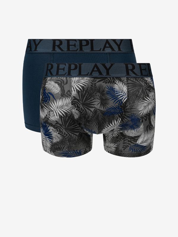 Replay Replay Foliage Bokserice plava