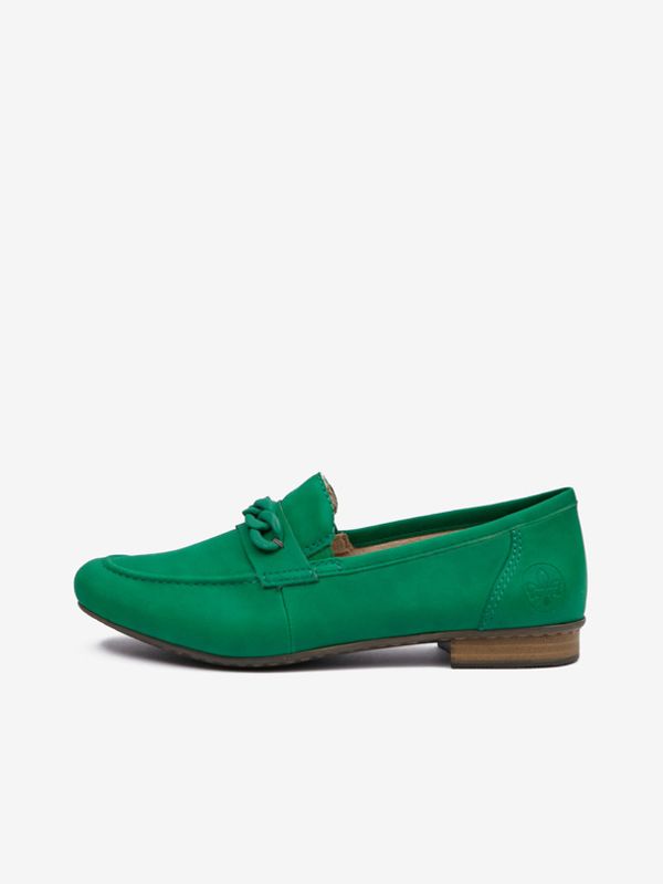 Rieker Rieker Mokasinke zelena