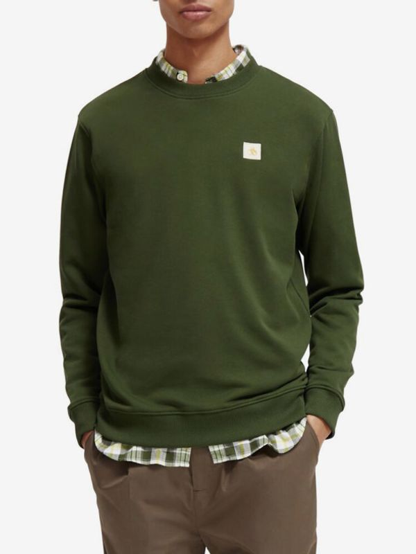 Scotch & Soda Scotch & Soda Essentials Majica dugih rukava zelena