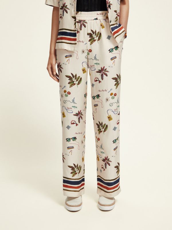 Scotch & Soda Scotch & Soda Hlače bijela