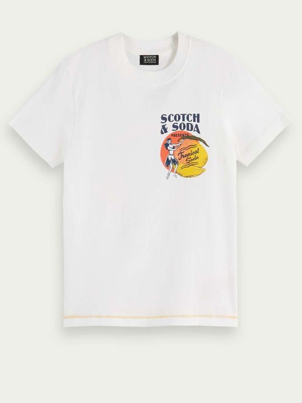 Scotch & Soda Scotch & Soda Majica dječja bijela