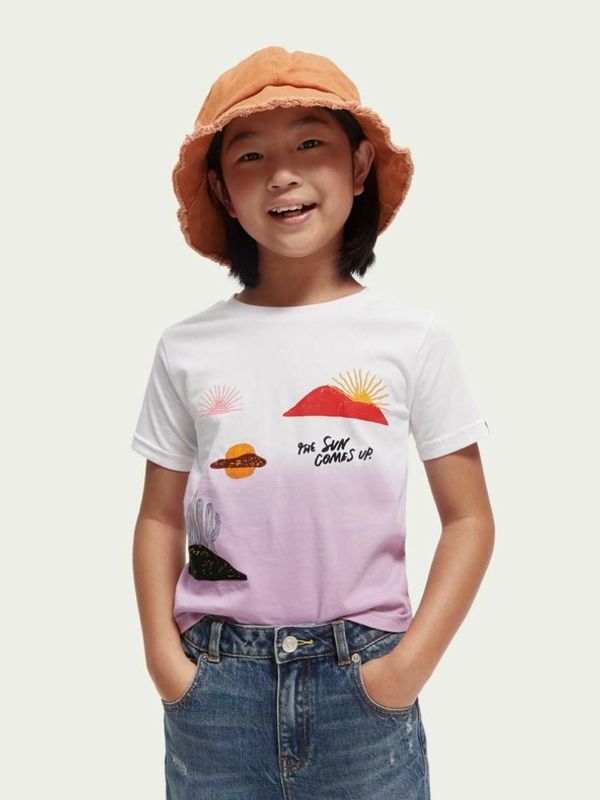 Scotch & Soda Scotch & Soda Majica dječja ružičasta