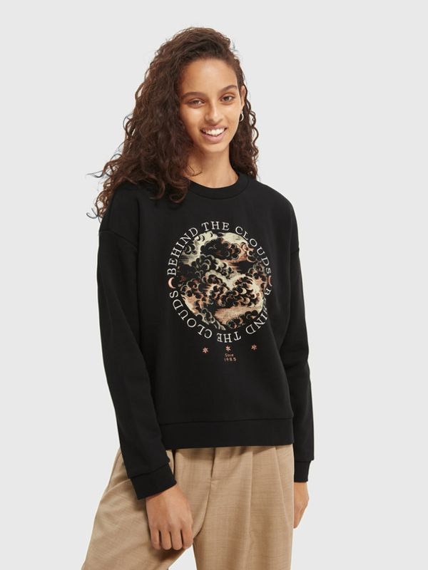 Scotch & Soda Scotch & Soda Majica dugih rukava crna