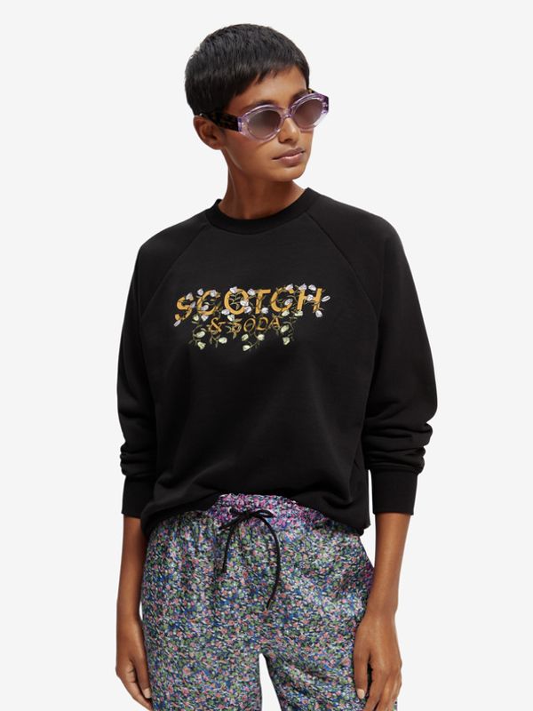 Scotch & Soda Scotch & Soda Majica dugih rukava crna