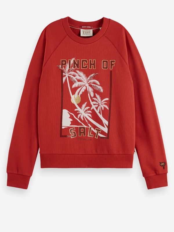 Scotch & Soda Scotch & Soda Majica dugih rukava crvena