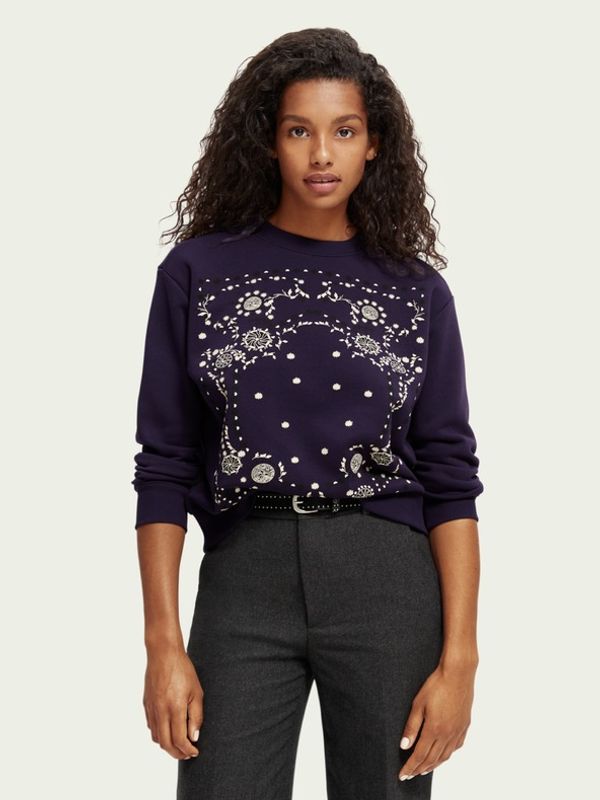 Scotch & Soda Scotch & Soda Majica dugih rukava ljubičasta